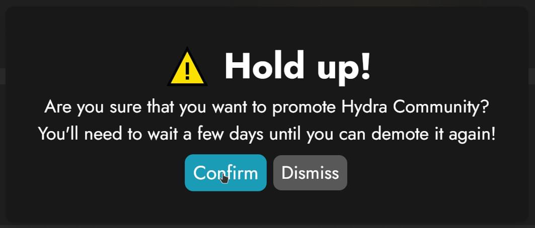Example of how to promote a Discord server